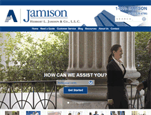 Tablet Screenshot of jamisongroup.com